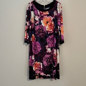 NWT Eliza J Floral Sheath Dress 18W